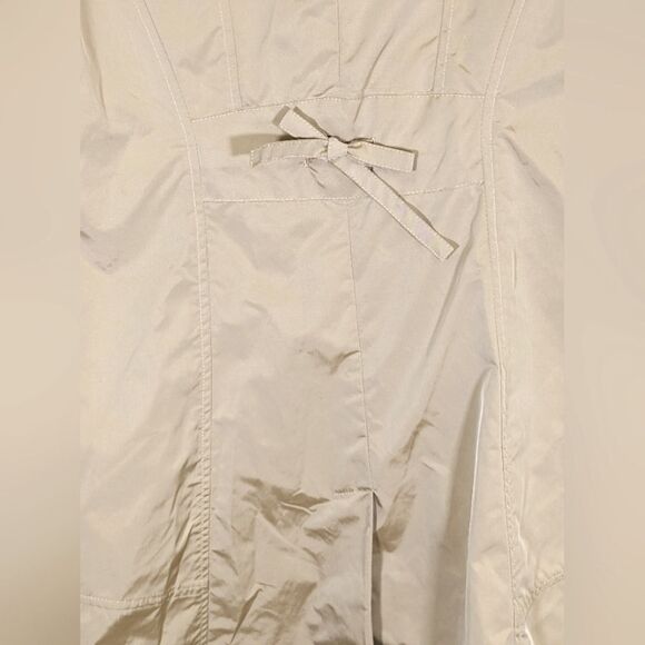 Cole Haan Women's Packable Hooded Rain Jacket with Bow Size PXS New Without Tags - Picture 10 of 15